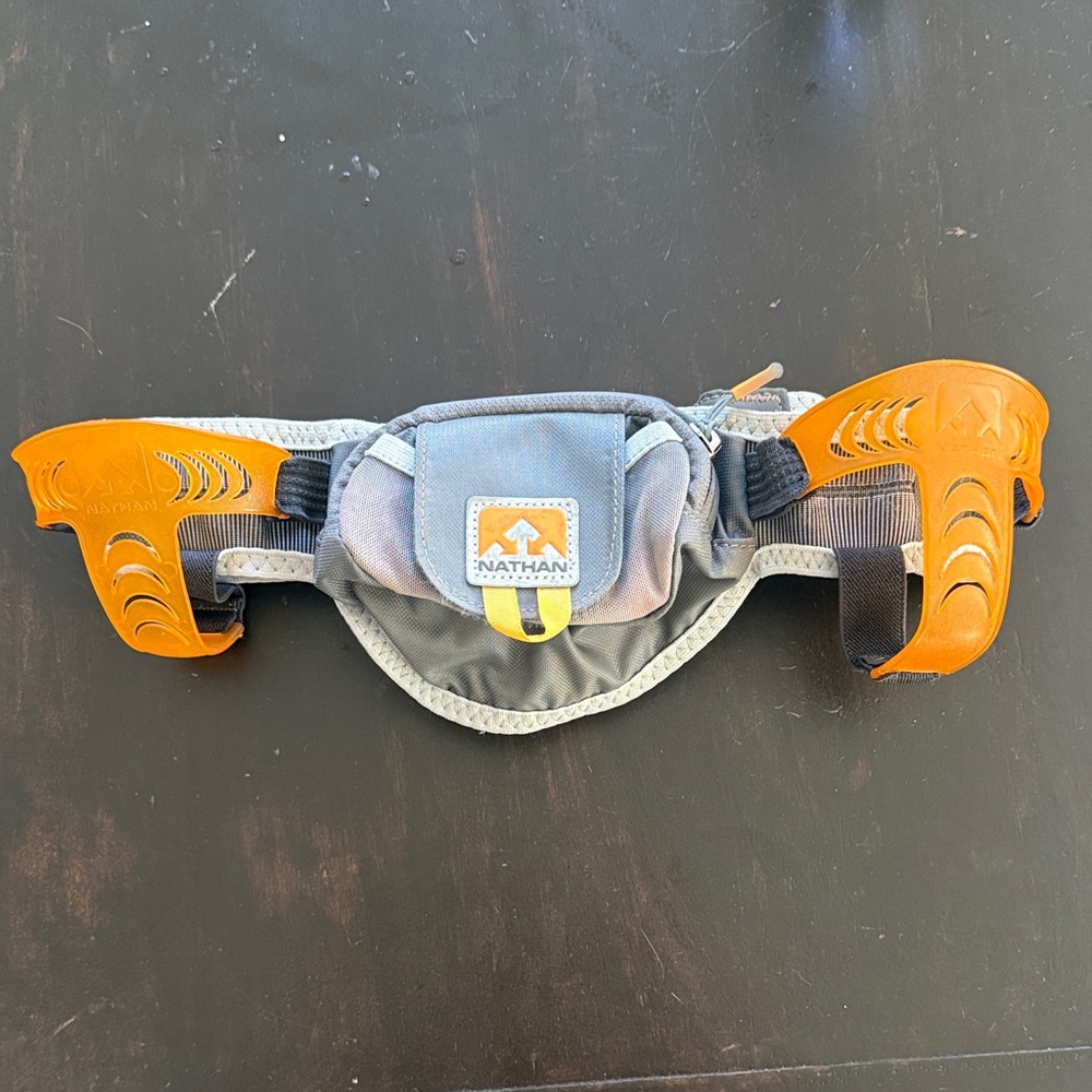 Nathan Gray and Orange Running Belt